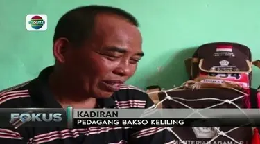 Seorang tukang bakso asal Jember, Jawa Timur ini menangis haru, lantaran tak menyangka dapat naik haji dari uang receh yang dikumpulkannya.