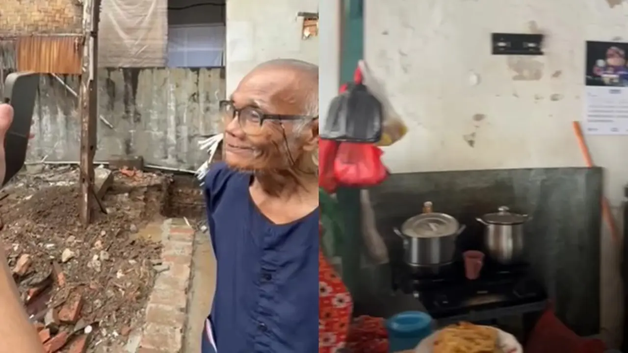 6 Potret Kondisi Rumah Diding Boneng yang Roboh, Raffi Ahmad Bantu Renovasi