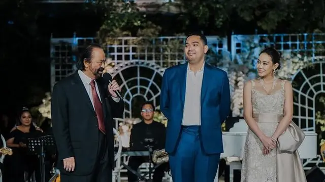 Pernikahan Prananda Putra Tunggal Surya Paloh dari Akad hingga Resepsi di Bali. [@ferdyhasan]