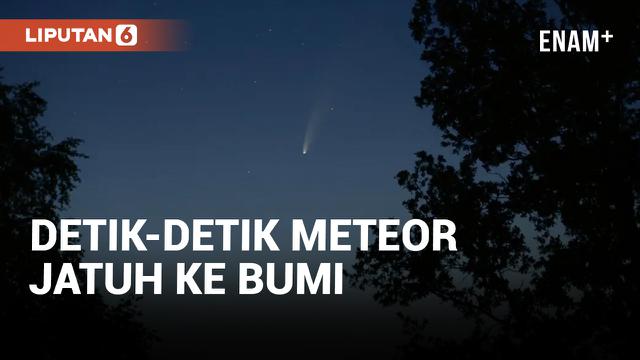 DETIK-DETIK PENAMPAKAN METEOR DIKLAIM JATUH DI QUEENSLAND AUSTRALIA