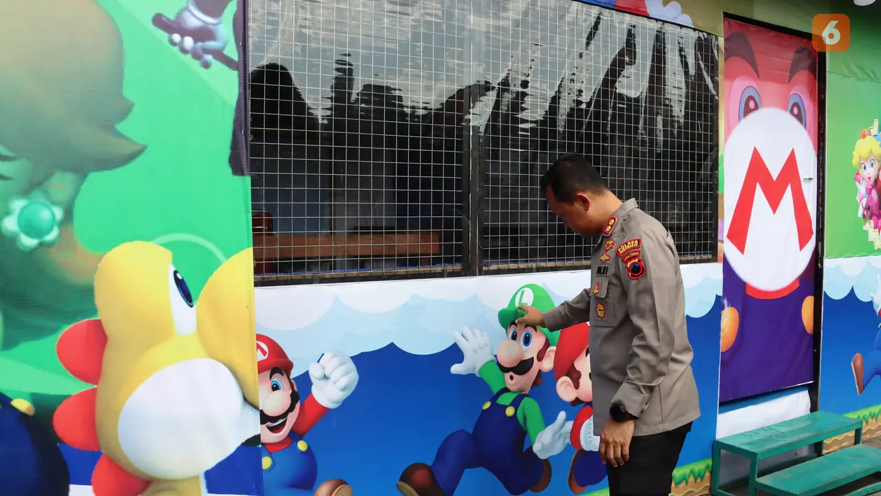 Unik Pospam Lebaran di Sukoharjo ini Bertema Tokoh Kartun