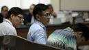 Tiga orang saksi ahli dihadirkan dalam sidang lanjutan terdakwa kasus dugaan korupsi pengadaan bus Transjakarta 2012-2013, Udar Pristono di Pengadilan Tipikor, Jakarta, Senin (8/6/2015). (Liputan6.com/Helmi Afandi)
