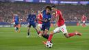 Benfica dengan kemenangan keduanya ada di posisi ketiga Klasemen Liga Champions dengan enam poin, unggul selisih gol dari Bayer Leverkusen serta Liverpool. (AP Photo/Armando Franca)