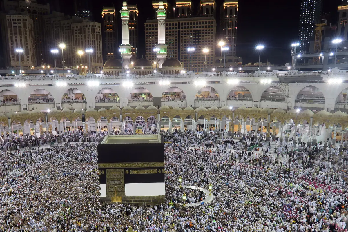 20160904-Masjidil Haram Penuh Sesak oleh Jemaah Haji-Mekkah