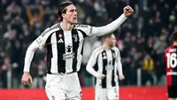 Selebrasi Dusan Vlahovic saat Juventus melawan Cagliari di Coppa Italia 2024/2025 (c) Juventus Official.