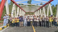 Pengerjanan jembatan Glidik II rampung dan bisa dilewati kendaraan (Istimewa)