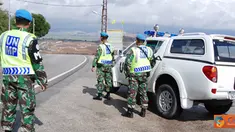 Citizen6, Lebanon: Dengan adanya pemantauan dan pemeriksaan atau Check Point oleh prajurit-prajurit POM TNI, diharapkan para pengemudi atau pengendara UNIFIL dapat lebih berhati-hati. (Pengirim: Badarudin Bakri)