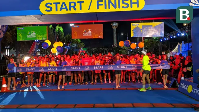 Kudus Relay Marathon 2019 di Simpang 7 Kudus, Minggu (25/8/2019).