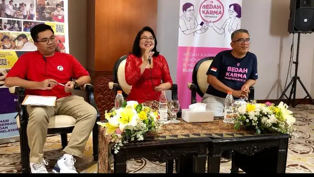 Sesi talkshow Bedah Karma Indonesia di Jakarta