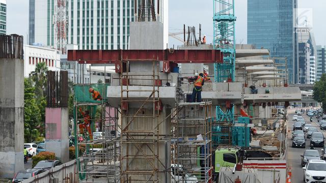 Memantau Progres Pembangunan LRT Jabodebek