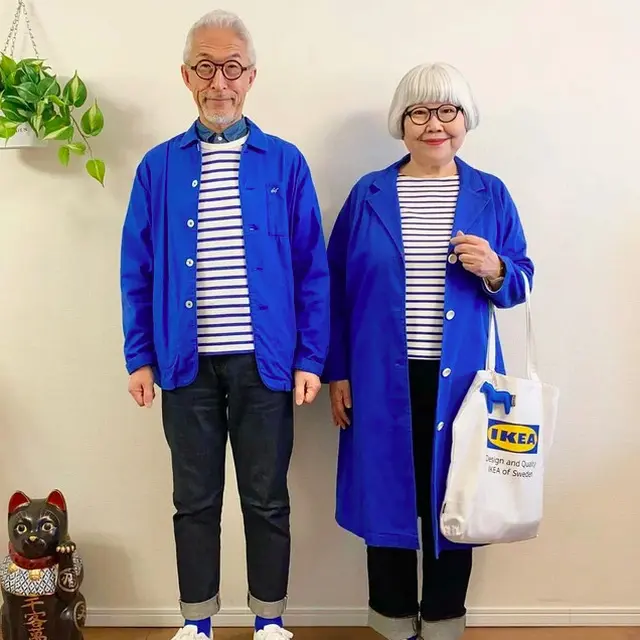Pasangan asal Jepang yang viral karena selalu pakai baju couple