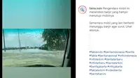 Seperti dilansir akun Instagram @fakta.indo, rekaman video berdurasi dua menit yang diabadikan penumpang depan berhasil memperlihatkan bagaimana mobil harus melewati banjir dengan kedalaman mencapai dada orang dewasa.