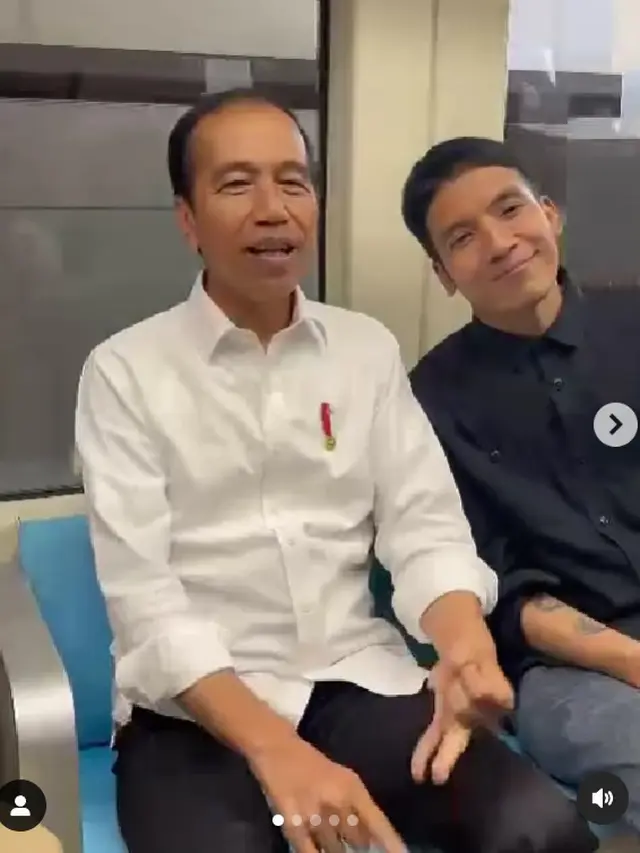 Presiden Jokowi dan Desta