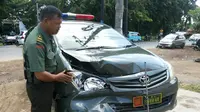 Ambulans TNI AD Tabrakan dengan Mobil Dinas TNI AU