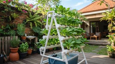 Cara Membuat Kebun Sawi Hidroponik Mini untuk Pemula, Tak Perlu Tanah dan Lahan Luas