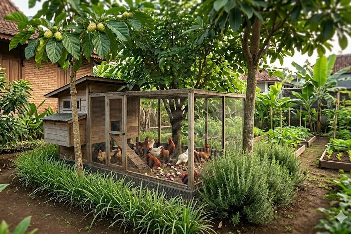 Pohon Buah yang Cocok Ditanam Dekat Kandang Ayam Tanpa Mengundang Tikus