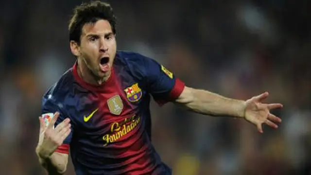 Lionel Messi, mesin gol Barcelona. (c) AFP