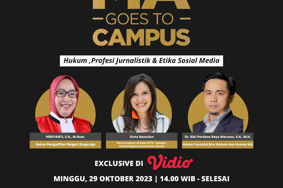 Mahasiswa Hukum Wajib Merapat, MA Goes To Campus Hadir di Universitas Udayana Bali