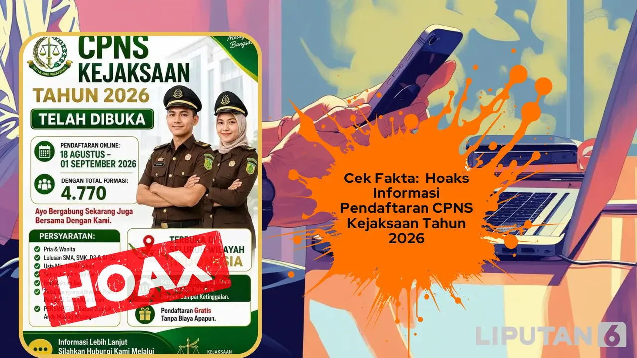 Cek fakta informasi pendaftaran CPNS Kejaksaan 2026