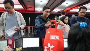 Pengambilan Race Pack Merdeka Run 2026 Hari Pertama Mengular Sejak Pagi