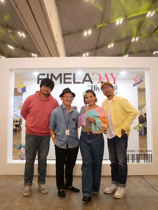 Fimela Day 2024 kembali menjadi sorotan dengan kehadiran salah satu band legendaris Indonesia, Ten2Five, berlangsung pada Jumat (29/11/2024) di Indonesia Convention Exhibition (ICE) BSD, Tangerang (Dok/Fimela.com)