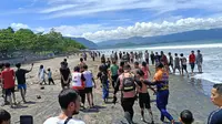 Niat Menolong, Tiga Bocah Malah Terseret Arus Pantai Istiqomah Sukabumi