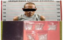 Polsek Banjarmasin Selatan Berhasil Lakukan Penangkapan Pengedar Sabu, Puluhan Gram Disita