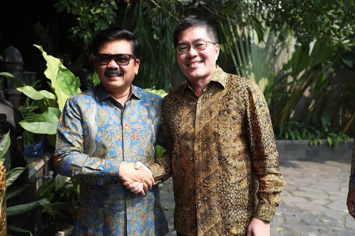 Eks Panglima TNI Kedatangan Sahabatnya Mantan Panglima Pertahanan Singapura