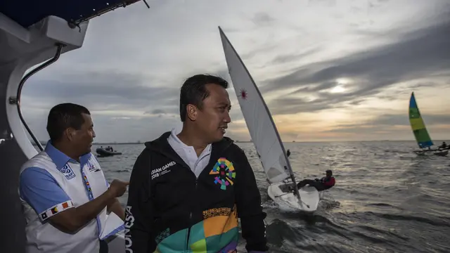 FOTO: Menpora Datang, Layar Janjikan 2 Emas Asian Games 2018