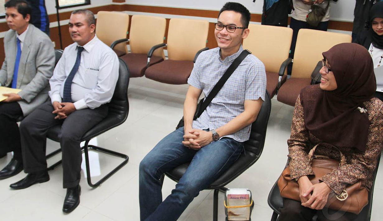 Dalam persidangan tersebut Marshanda tak terlihat hadir dalam sidang lanjutan perceraiannya dengan Ben Kasyafani. Selasa (17/6/14) (Liputan6.com/Faizal Fanani)