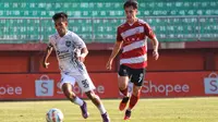 Pertandingan antara Madura United kontra Borneo FC pada lanjutan BRI Liga 1 2023/2024 di Gelora Madura Ratu Pamellingan, Pamekasan, Minggu (01/10/2023) sore WIB. (Dokumentasi Madura United)