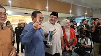 Pasangan bakal calon gubernur-calon wakil gubernur Jakarta 2024, Pramono Anung-Rano Karno menjalani tes kesehatan di RSUD Tarakan Jakarta, Jumat (30/8/2024). (Lizsa Egeham).