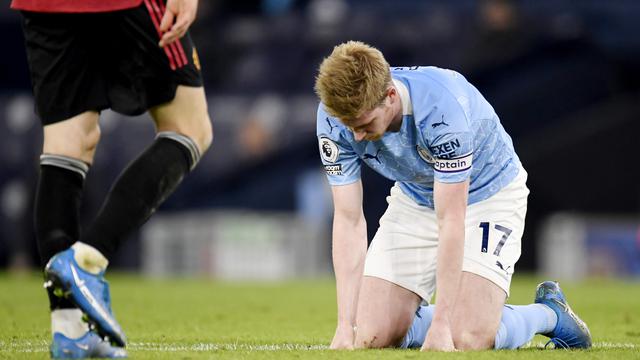 FOTO: Reaksi Pemain Manchester City Usai Dihajar Manchester United