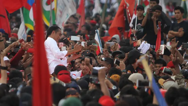 Capres Jokowi Kampanye di Solo