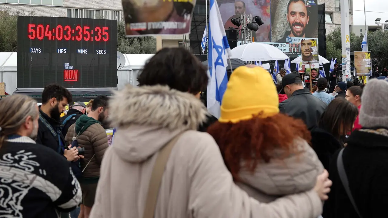 Sukacita Warnai Hostages Square di Tel Aviv
