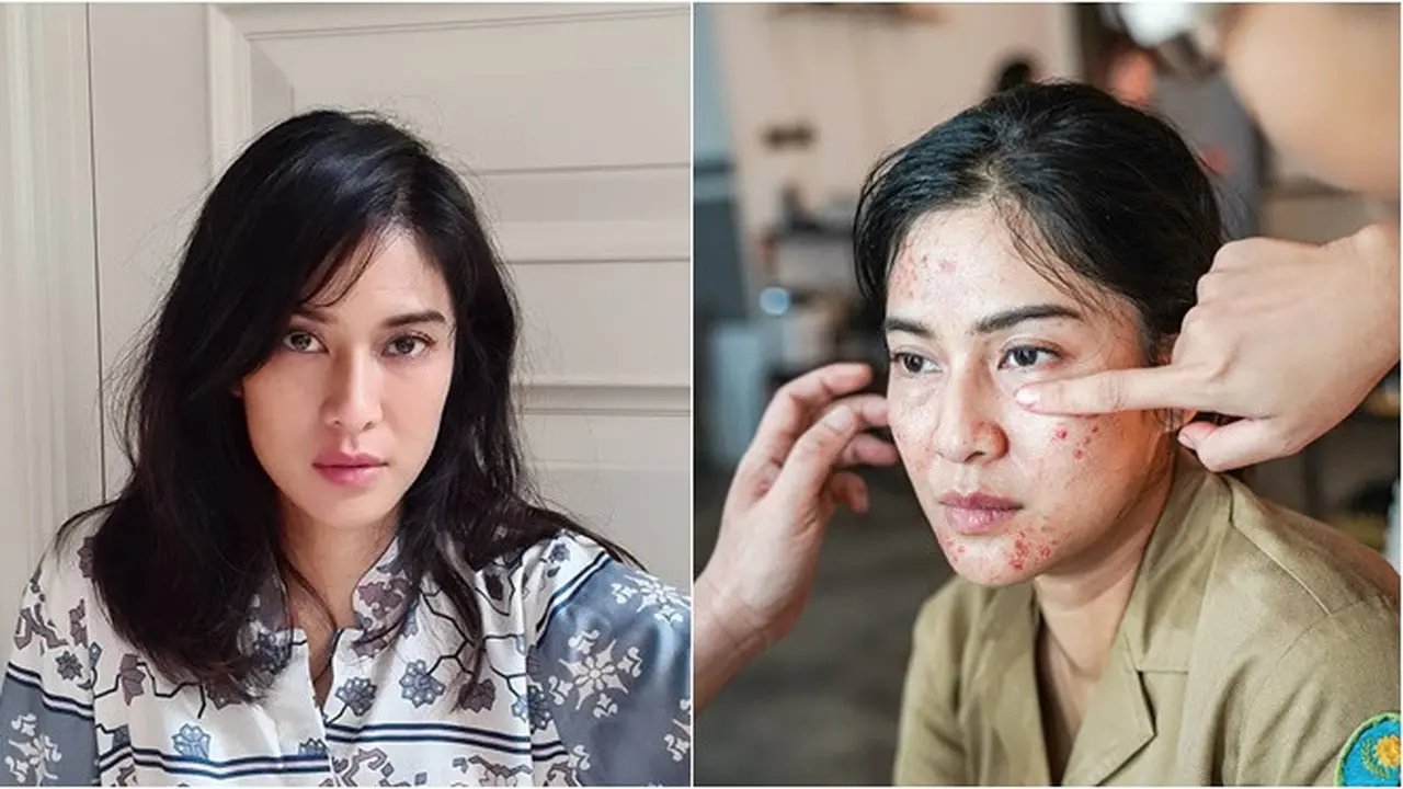 Demi Film Ini 7 Potret Dian Sastro Tampil Jerawatan yang Curi Perhatian
