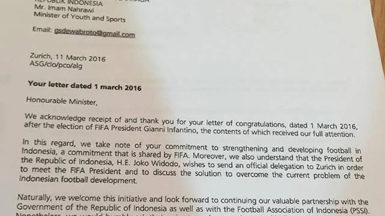 Surat FIFA