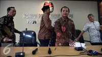 KPU DKI Jakarta akan menggelar Deklarasi Damai Cagub dan Cawagub DKI Jakarta yang akan dilaksanakan pada 29 Oktober 2016 di Gedung KPUD, Jakarta, Jumat (21/10). (Liputan6.com/Johan Tallo)