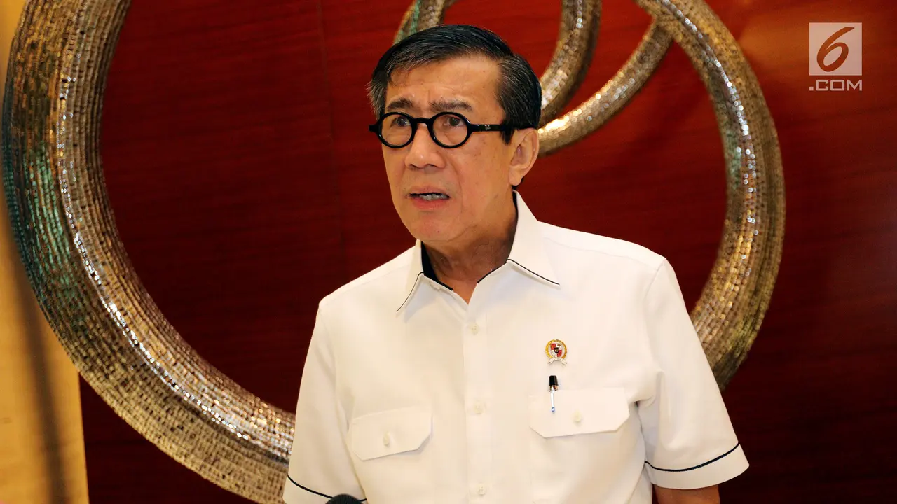 Menteri Hukum dan HAM Yasonna Laoly