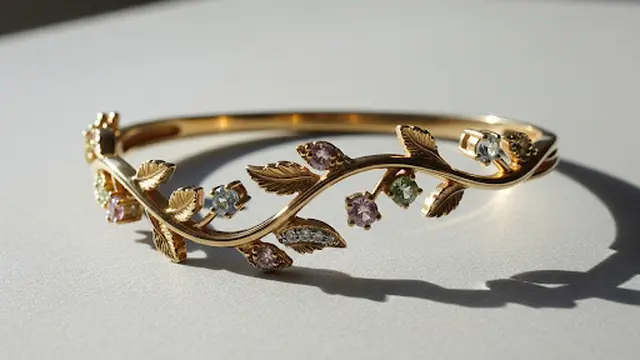 Gelang Motif Daun Menjalar