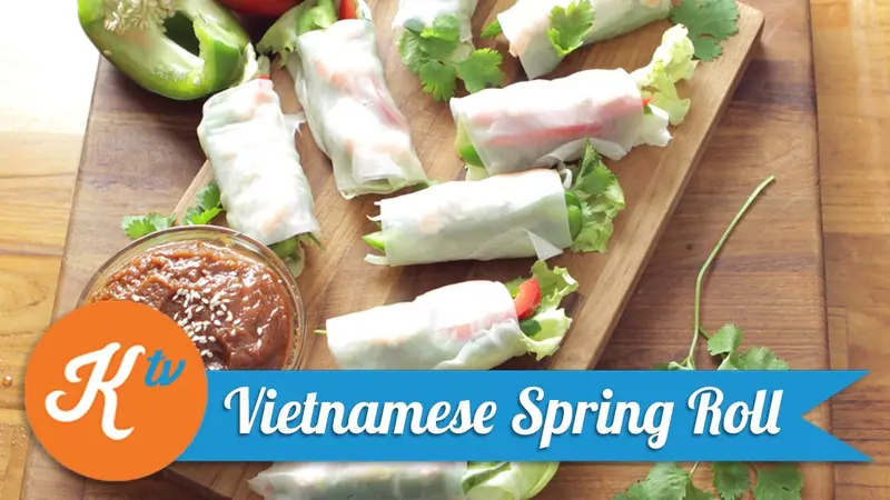 Vietnamese Spring Roll, Menu Sehat untuk Kencan Romantis di Rumah