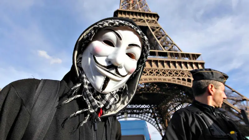 Pasca Serangan Paris, Kelompok 'Anonymous Umbar 5500 Akun Twitter