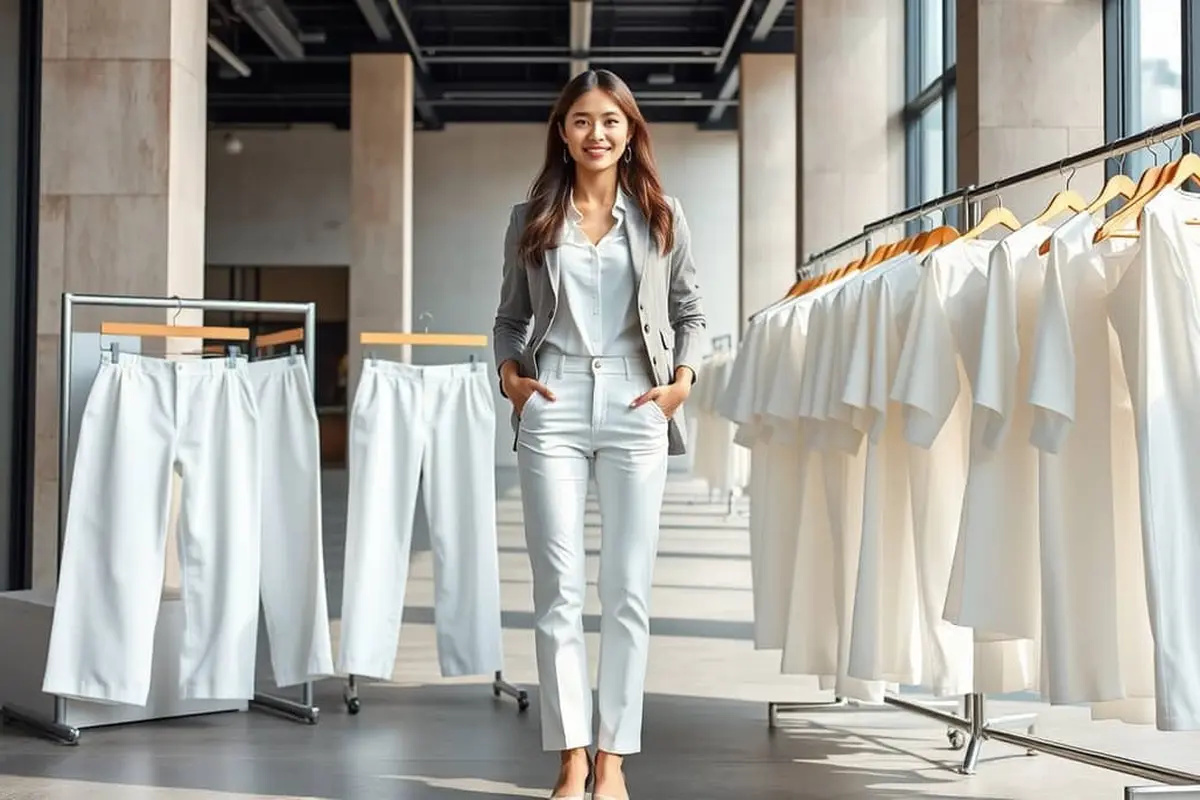 celana putih cocok dengan baju warna apa