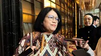 Direktur Jenderal Farmasi dan Alat Kesehatan Kementerian Kesehatan Republik Indonesia (Kemenkes RI) Lucia Rizka Andalusia soal Layanan Diagnostik Penyakit, Jakarta, Sabtu (3/8/2024). Foto: Liputan6.com/Ade Nasihudin.