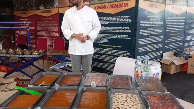 Pembuatan Kreasi Dodol Betawi bersama Chef Norman Ismail.