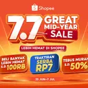 Momentum Tengah Tahun, Shopee 7.7 Great Mid Year Sale Manjakan Pengguna dengan Promo Besar