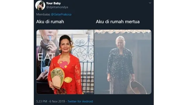 5 Foto Ekspektasi Vs Realita Christine Hakim ala Netizen Ini Benar Adanya