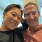 Mark Zuckerberg dan Priscilla Chan. Photo: Mark Zuckerberg/Instagram