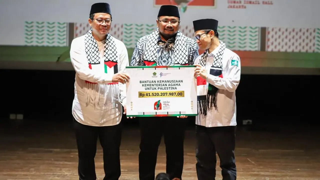 Kemenag Salurkan Bantuan Kemanusiaan untuk Palestina Rp44,8 Miliar