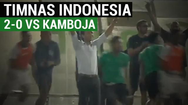 Berita video highlights kemenangan Timnas Indonesia atas Kamboja 2-0 di Phnom Penh Olympic Stadium, Kamis (8/6/2017).